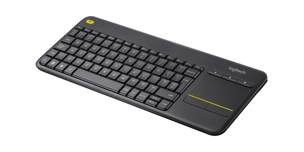 [920-007135] Tastiera LOGITECH RETAIL - K400 Plus- Wireless- Touchpad- Multimediale- Nera