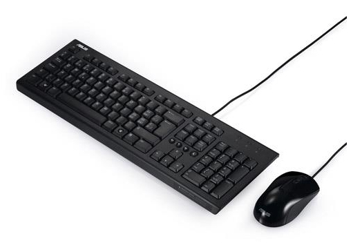 [90-XU2000KM001L0-] ASUS U2000 keyboard Mouse included Home/Office USB QWERTY Italian Black