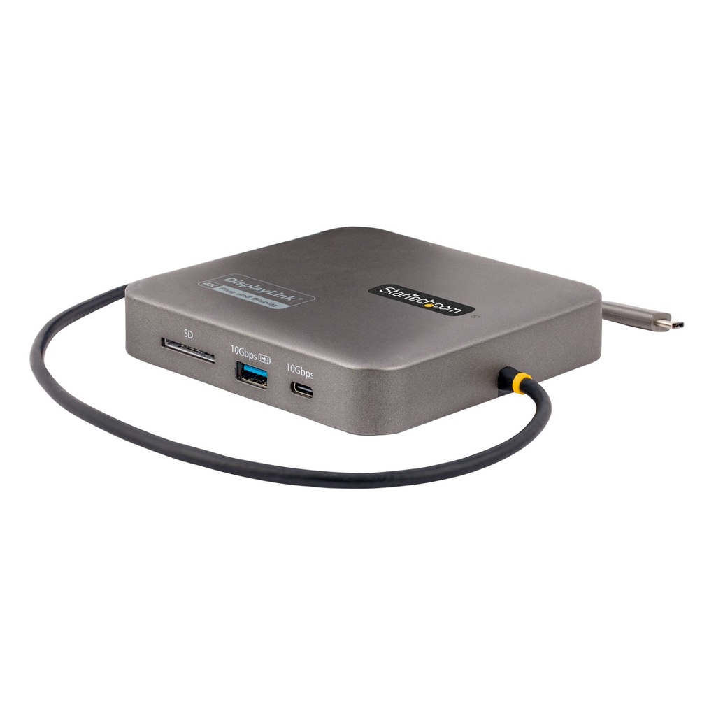 [102B-USBC-MULTIPORT] StarTech.com USB C Docking Station, Dual 4K 60Hz HDMI compatible with Macbook Pro (M1/M2/M3/M4) and Windows, USB-A/USB-C 10Gbps Hub, 100W Power Delivery, GbE, SD, 22in/56cm Cable