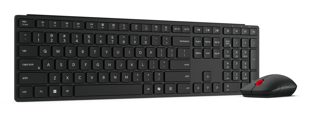 Lenovo 4X31S04830 tastiera Mouse incluso Casa/ufficio RF senza fili + Bluetooth Italiano Nero