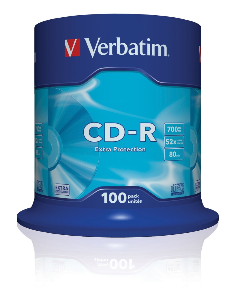 [43411] Verbatim CD-R Extra Protection 700 MB 52x 100 pc(s)