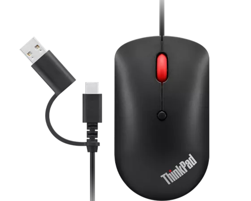 [4Y51D20850] Lenovo 4Y51D20850 mouse Office Ambidextrous USB Type-C Optical 2400 DPI