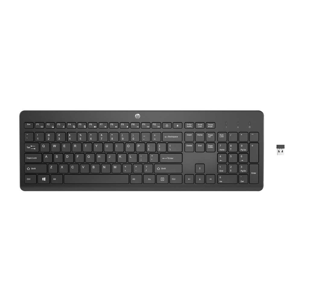 [3L1E7AA#ABZ] HP 230 WIRELESS KEYBOARD (BLACK)