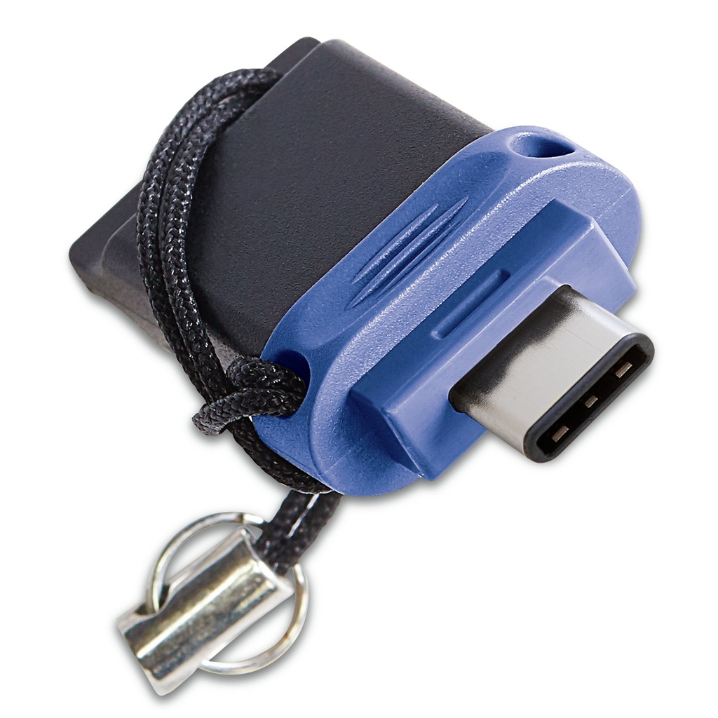 [49966] Verbatim Dual - Memoria USB 3.0 da 32 GB - USB-C / USB-A - Blu
