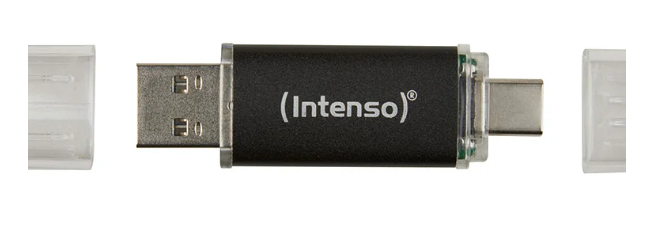 [3539492] Intenso Twist Line unità flash USB 256 GB USB Type-A / USB Type-C 3.2 Gen 1 (3.1 Gen 1) Antracite