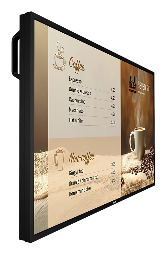 Philips Serie 6000 43BDL6017P Pannello piatto per segnaletica digitale 108 cm (42.5") LCD 800 cd/m² 4K Ultra HD Nero Processore integrato Android 14 24/7