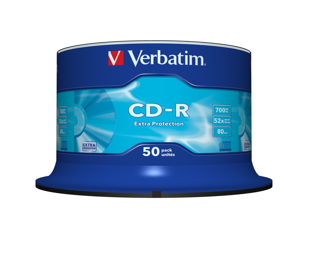 [43351/50] Verbatim CD-R Extra Protection 700 MB 52x 50 pc(s)