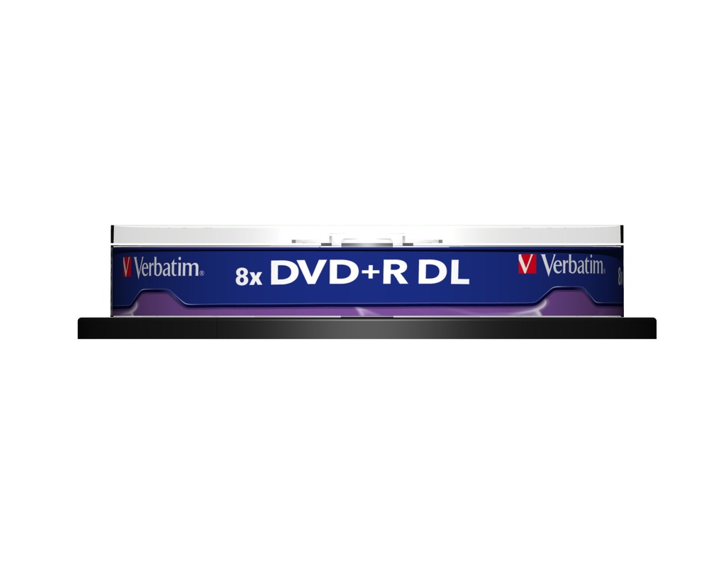 [43666/10] DVD+R DL Verbatim 8,5 GB box 10 pezzi