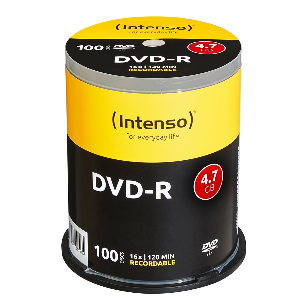 [4101156] Intenso DVD-R 4.7GB 4,7 GB 100 pz