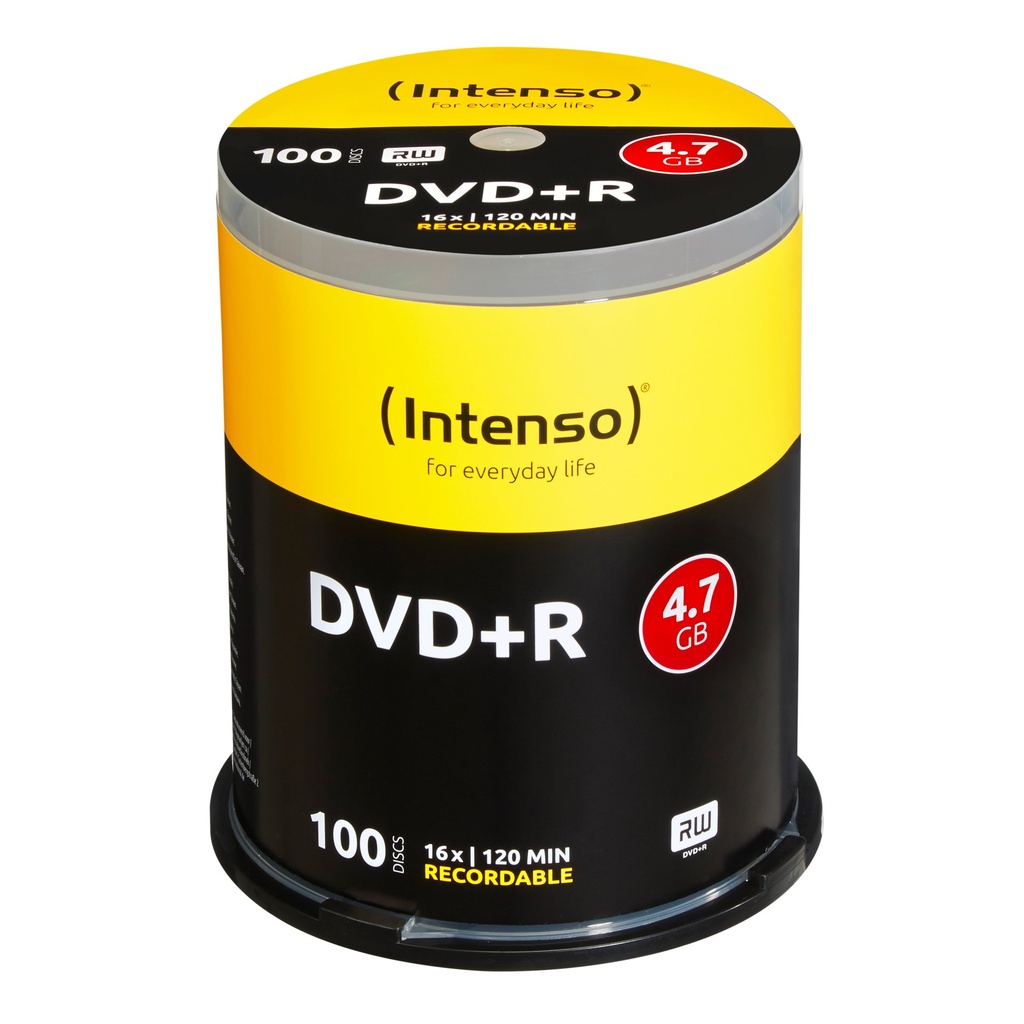 [4111156] Intenso 4111156 DVD vergine 4,7 GB DVD+R 100 pz