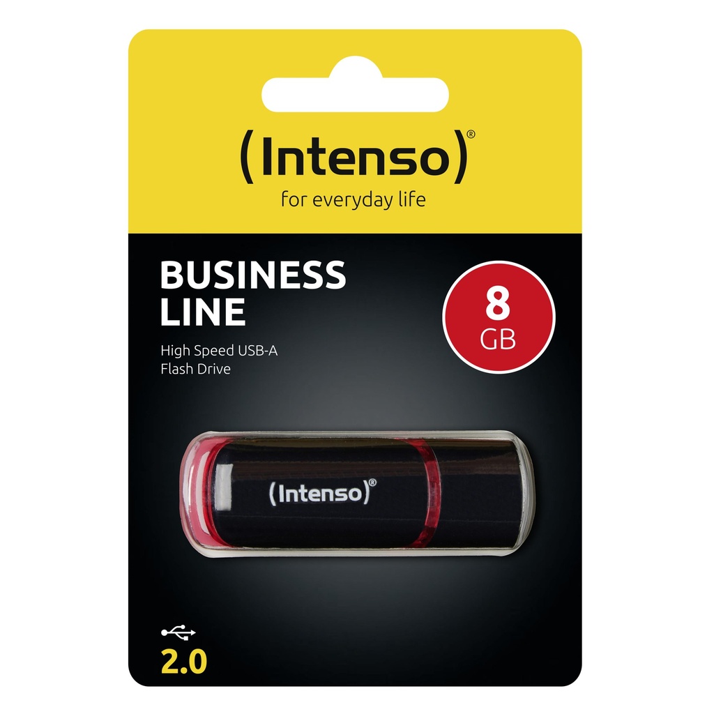 [3511460] Intenso 8GB USB2.0 unità flash USB USB tipo A 2.0 Nero, Rosso