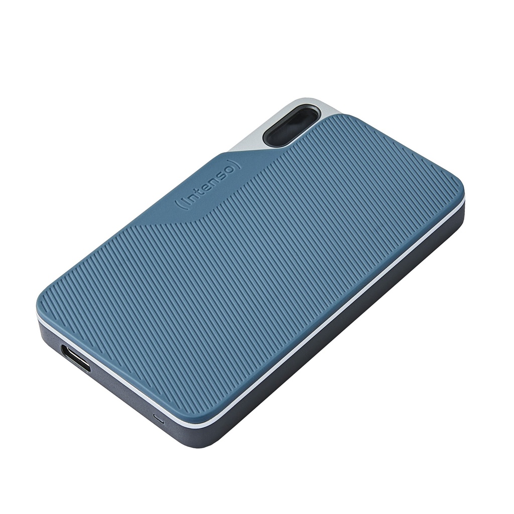 [3826470] Intenso Lesen/Schreiben bis zu 500 MB/s/2TB USB tipo-C 3.2 Gen 1 (3.1 Gen 1) Blu, Grigio
