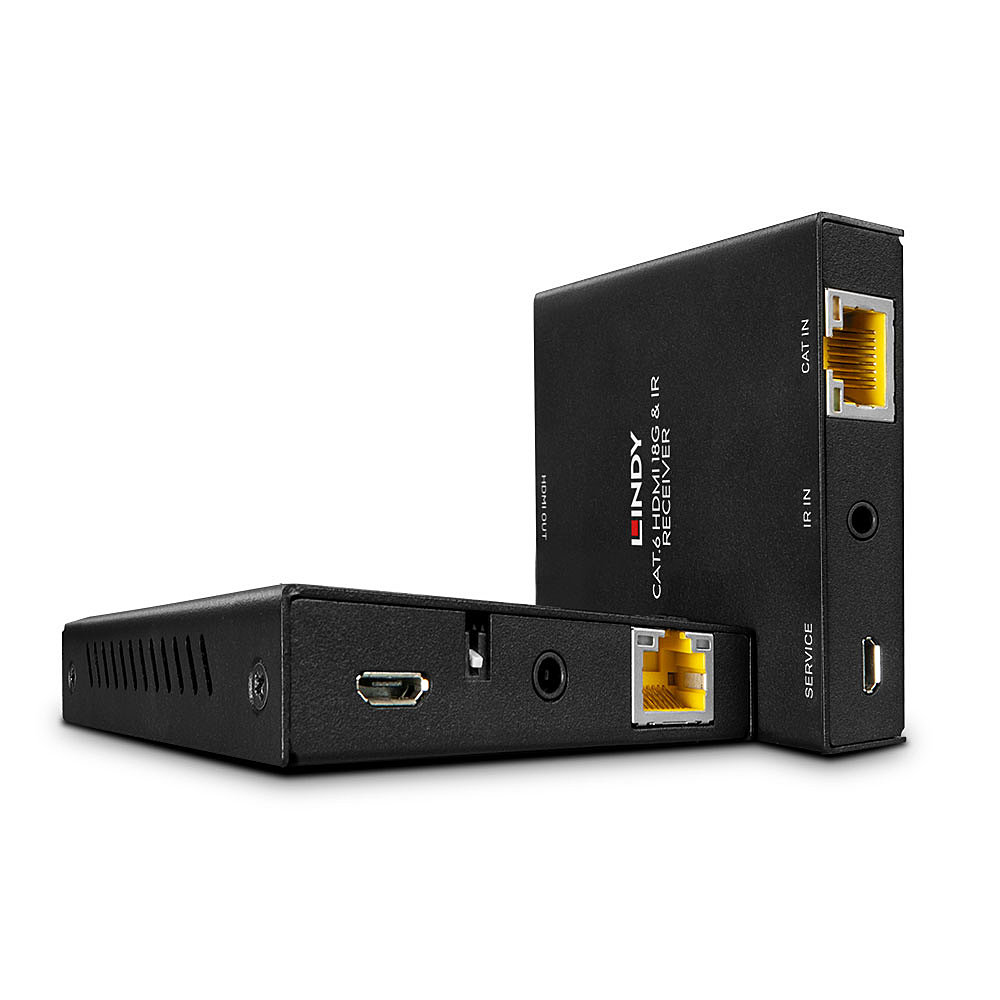 [38205] Lindy 38205 moltiplicatore AV Trasmettitore e ricevitore AV Nero
