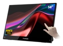 Verbatim Portable 14" FHD Touch Monitor LIGHT Monitor portatile Nero 35,6 cm (14") LCD 1920 x 1080 Pixel