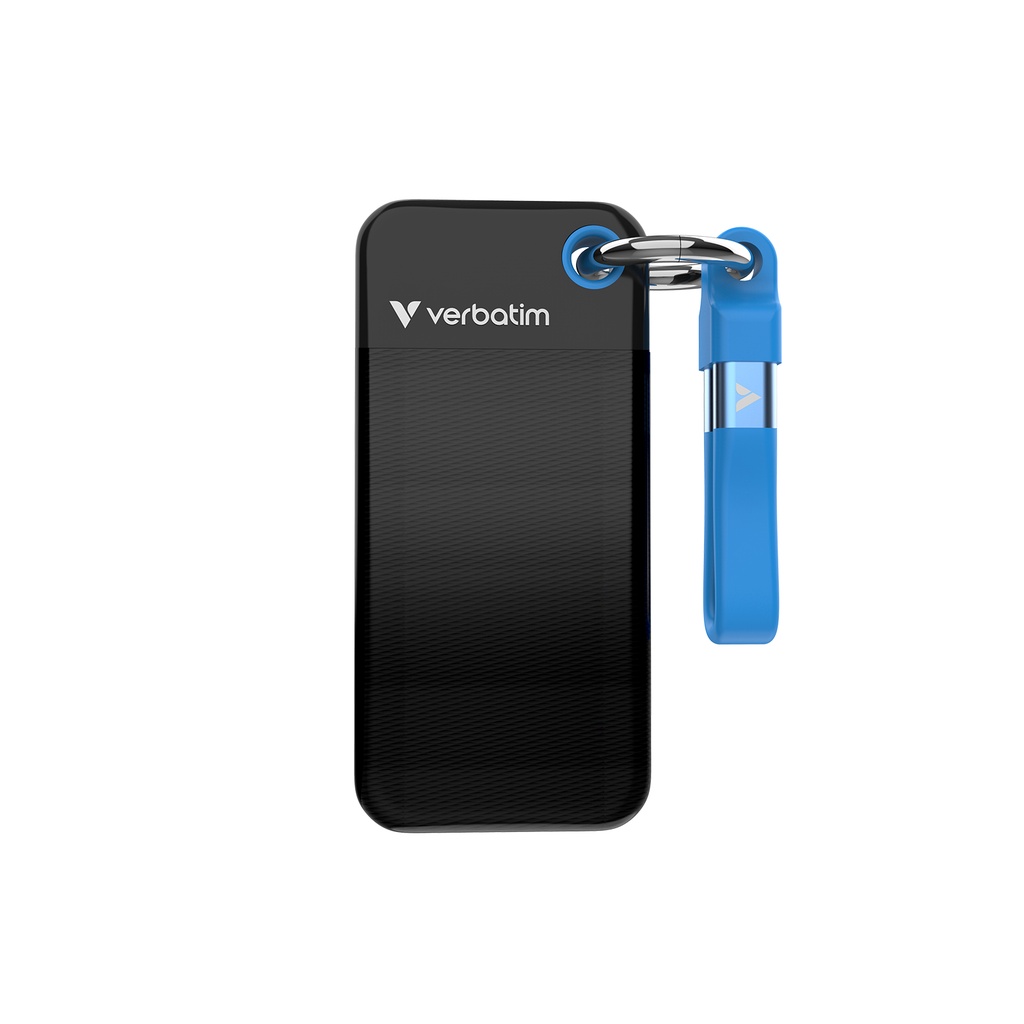 [32191] Verbatim Pocket SSD 1 TB USB tipo-C 3.2 Gen 2 (3.1 Gen 2) Nero, Blu
