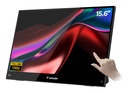 Verbatim Portable 15.6" FHD Touch Monitor LIGHT Monitor portatile Nero 39,6 cm (15.6") LCD 1920 x 1080 Pixel