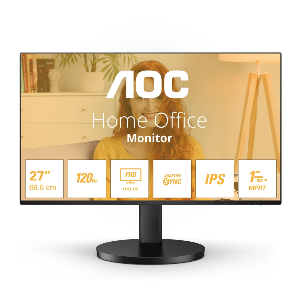 [27B3HA2] AOC B3 27B3HA2 computer monitor 68.6 cm (27") 1920 x 1080 pixels Full HD LED Black