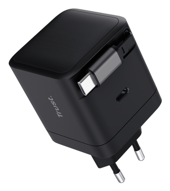 [25805] Trust Maxo Caricabatteria retrattile USB-C PD da 65 W