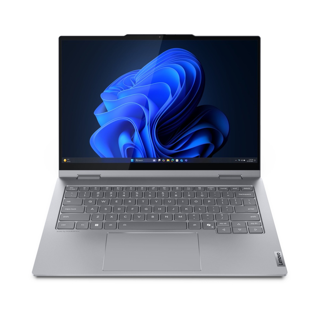 [21SQ0008IX] Lenovo ThinkBook 14 2-in-1 G5 IAU Intel Core Ultra 5 225U Ibrido (2 in 1) 35,6 cm (14") Touch screen WUXGA 16 GB DDR5-SDRAM 512 GB SSD Wi-Fi 6E (802.11ax) Windows 11 Pro Italiano Grigio