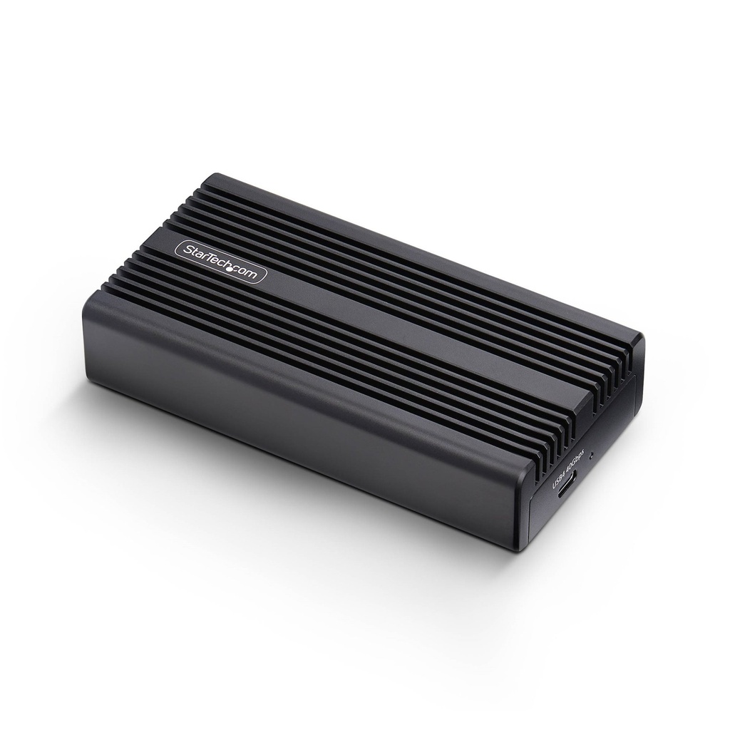 [1USB4-NVME-ENCLOSURE] StarTech.com Enclosure M.2 NVMe a USB4, Box Esterno per SSD NVMe a USB-C / Thunderbolt fino a 40Gbps, Custodia in Alluminio con Dissipatore, B+M / M-Key