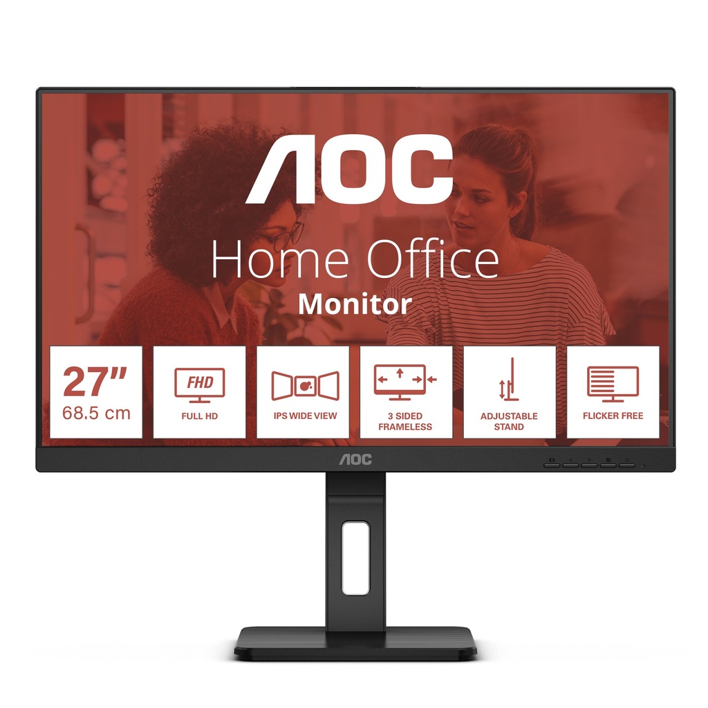 [27E3QAF] AOC E3 27E3QAF computer monitor 68.6 cm (27") 1920 x 1080 pixels Full HD LED Black