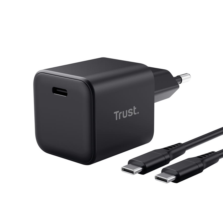 [26046] Trust 26046 Caricabatterie per dispositivi mobili Universale Nero AC Ricarica rapida Interno