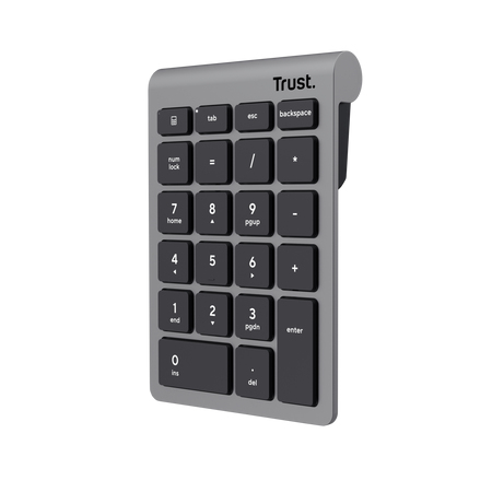 [25709] Trust Xalas tastierino numerico Laptop/PC RF Wireless Argento