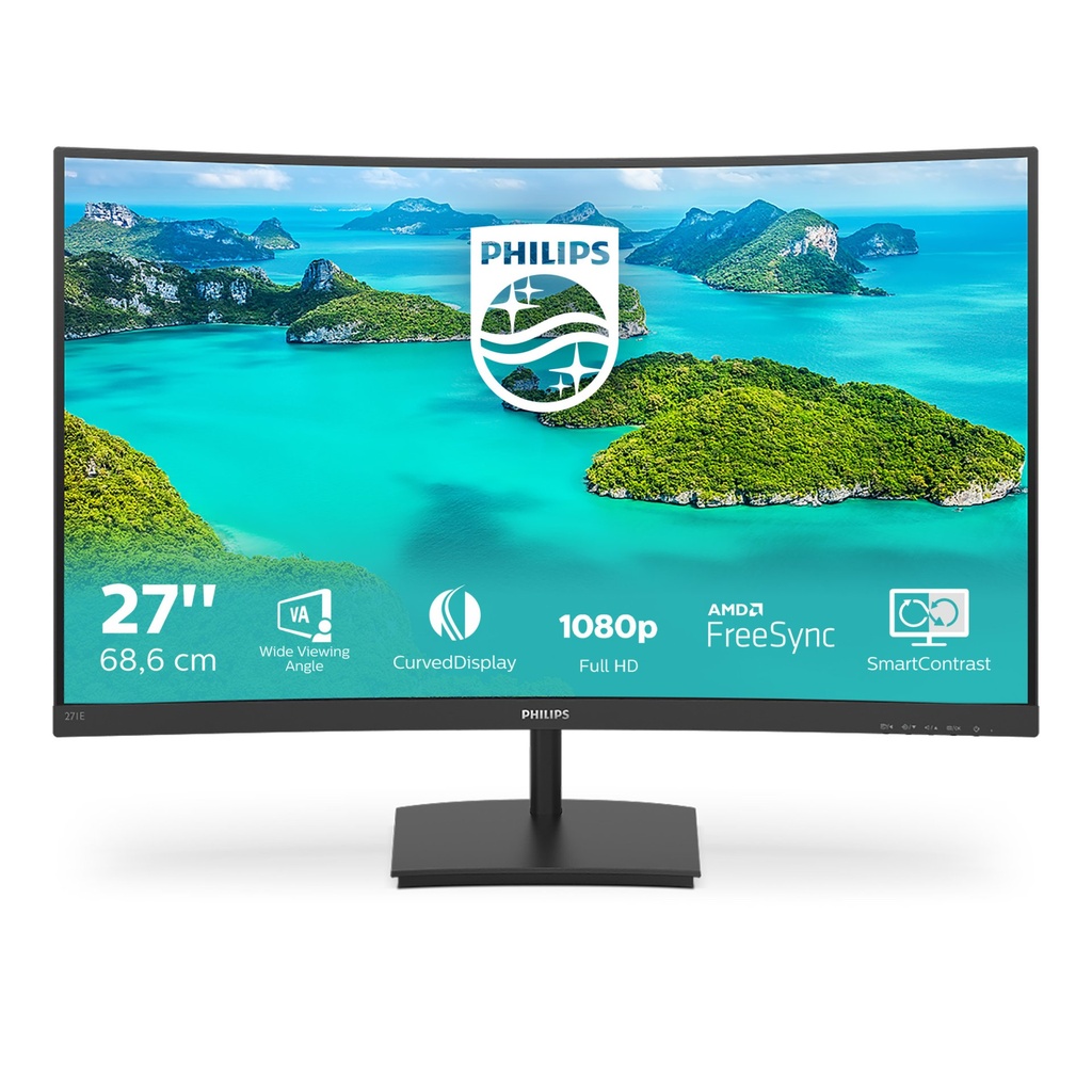[271E1SCA/00] Philips E Line 271E1SCA/00 computer monitor 68.6 cm (27") 1920 x 1080 pixels Full HD LCD Black