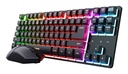 Trust GXT 832 Thado tastiera Mouse incluso Gaming RF Wireless QWERTY Italiano Nero