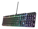 Trust GXT 871 Zora keyboard Gaming USB Italian Black