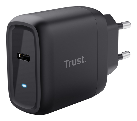 [25521] Trust Maxo Caricabatteria USB-C GaN da 45 W