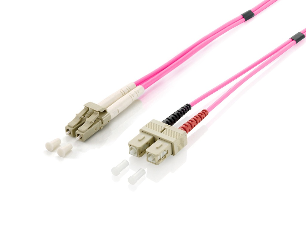 [245121] Equip 255534 cavo InfiniBand e in fibra ottica 7 m LC SC Rosa