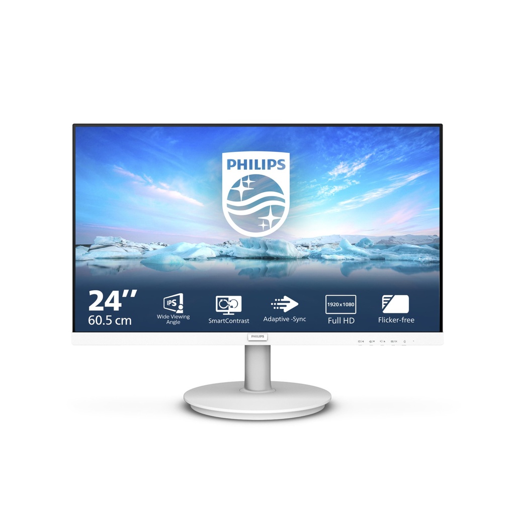 [241V8AW/00] Philips V Line 241V8AW/00 computer monitor 60.5 cm (23.8") 1920 x 1080 pixels Full HD LCD White