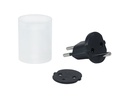 Equip 333320 adattatore per presa di corrente T12 Tipo E/F ibrido Nero
