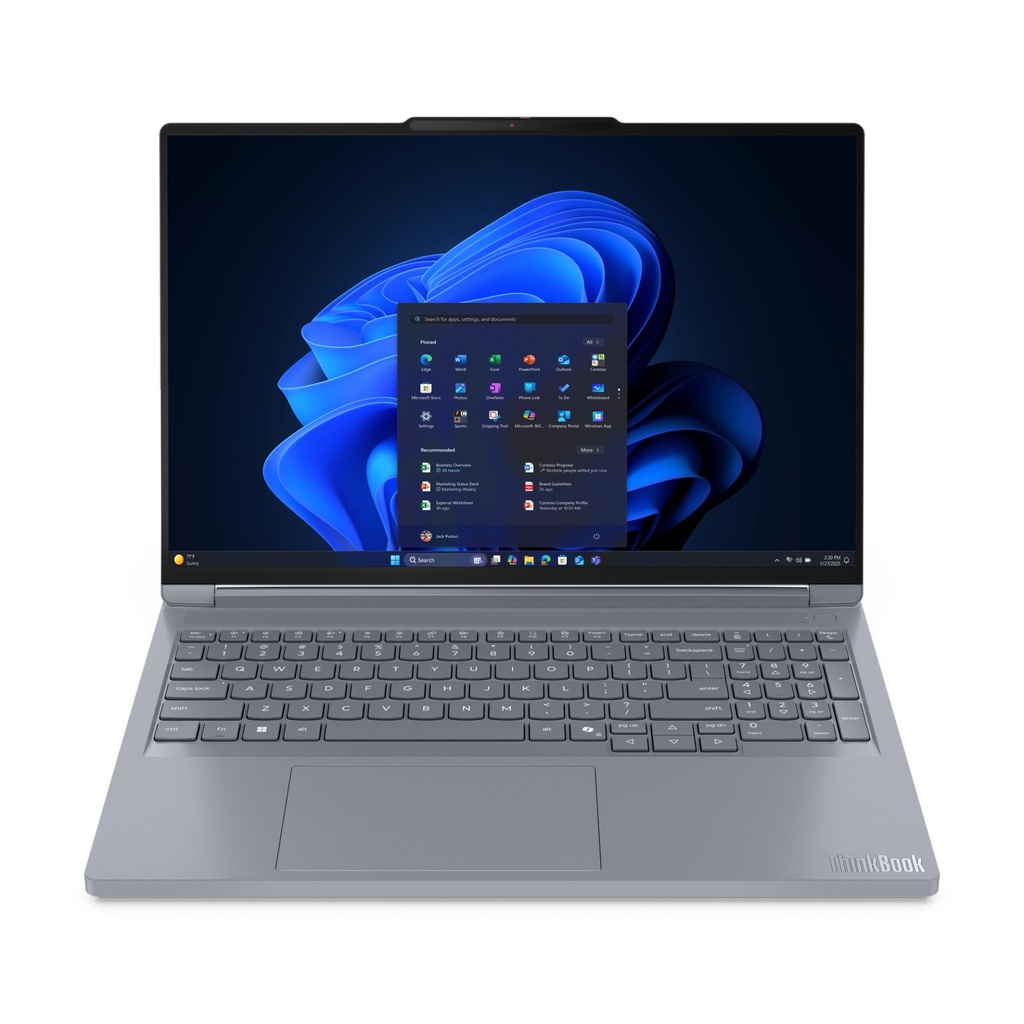 Lenovo ThinkBook 16p G6 ADR AMD Ryzen™ 9 8940HX Computer portatile 40,6 cm (16") WQXGA 32 GB DDR5-SDRAM 1 TB SSD NVIDIA GeForce RTX 5060 Wi-Fi 7 (802.11be) Windows 11 Pro Italiano Grigio