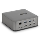 StarTech.com Docking Station Thunderbolt 5 Universale, Hub Multi-Display, 8K 60Hz o 4K 144Hz, Potenza di Banda 120Gbps, PD 140W, Ricarica Smartphone 30W, USB 10Gbps, LAN 2.5G