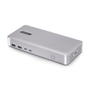 StarTech.com Docking Station USB4 per Doppio Monitor, due HDMI 4K 120Hz o singolo HDMI 8K60Hz, ricarica laptop 100W, 2,5 Gb, dock multi-monitor USB-C, senza driver
