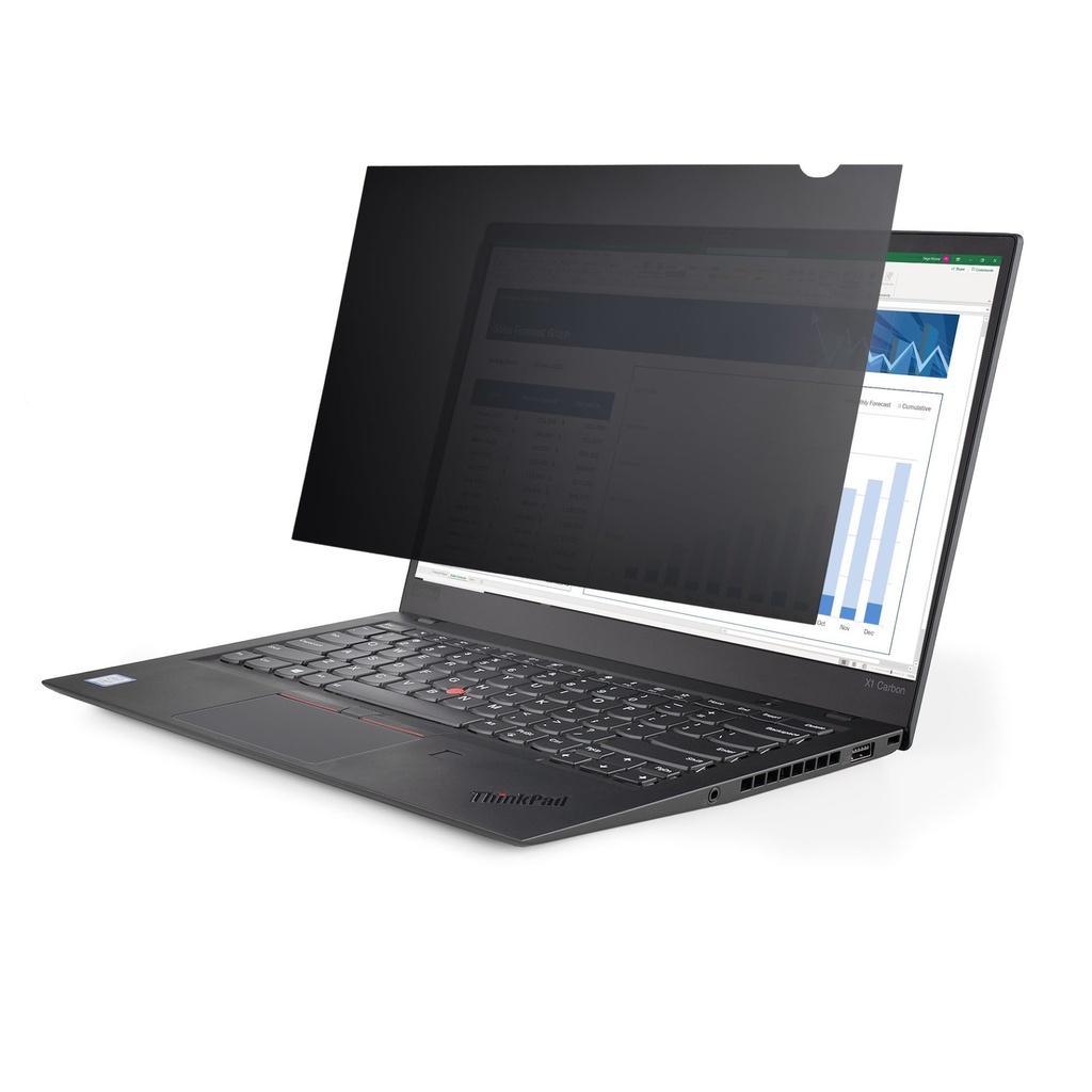 StarTech.com Filtro privacy per laptop da 14" - Schermo privacy antiriflesso per display widescreen (16:9) - Schermo protettivo per monitor con riduzione della luce blu del 51% - Lati opachi/lucidi reversibili