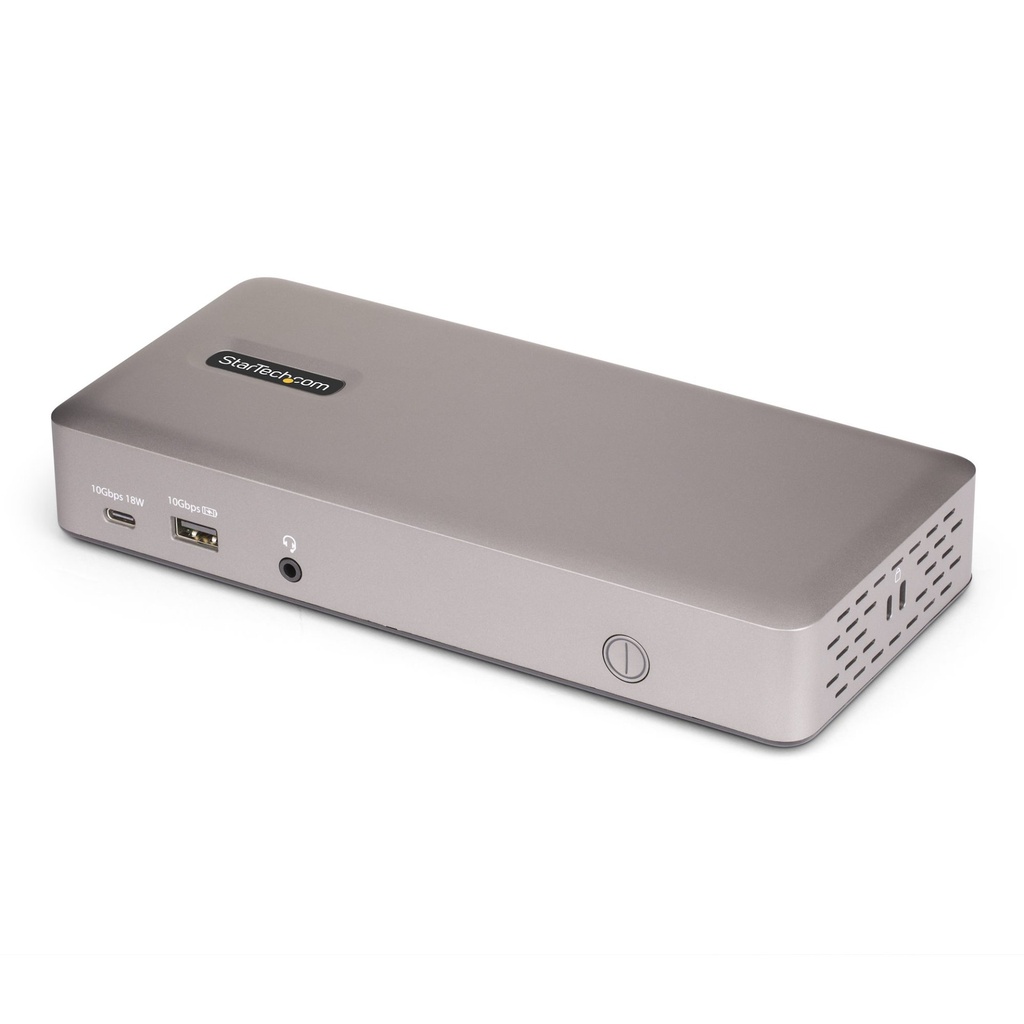 [150UE-USB4DOCKTRIPLE] StarTech.com Docking Station USB4 per Tre Monitor, Dock USB-C Multi Display HDMI/DisplayPort 4K 60Hz, Ricarica Laptop 100W, porta Ethernet 2.5GbE, Plug & Play