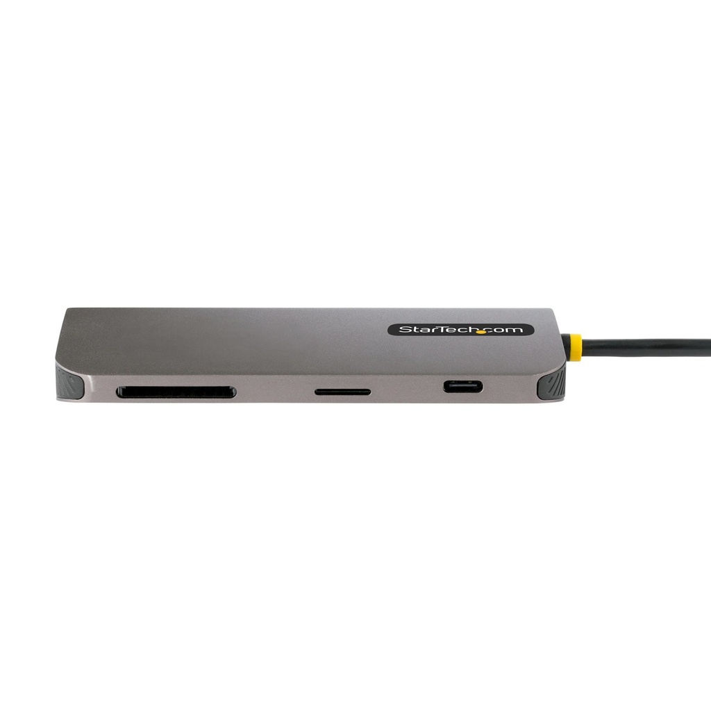 [115B-USBC-MULTIPORT] StarTech.com Adattatore Multiporta USB-C HDMI 4K 60Hz, Hub USB-A 5Gbps a 3 Porte , Adattatore USB-C a HDMI con PD 100W Pass-Through, GbE, SD/MicroSD, Cavo da 30 cm, Dock da Viaggio, Docking Station per laptop