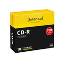 CD-R 700 MB/80 M.52X SLIM CASE 10PZ