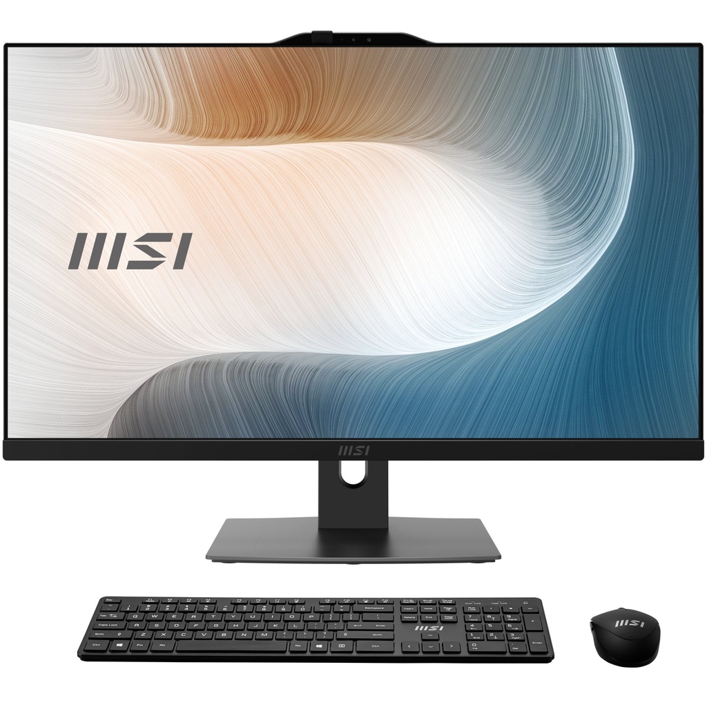 [00-AF8231-851] MSI Modern AM272P 1M-851IT Intel Core 5 120U 68.6 cm (27") 1920 x 1080 pixels All-in-One PC 8 GB DDR5-SDRAM 512 GB SSD Windows 11 Pro Wi-Fi 6E (802.11ax) Black