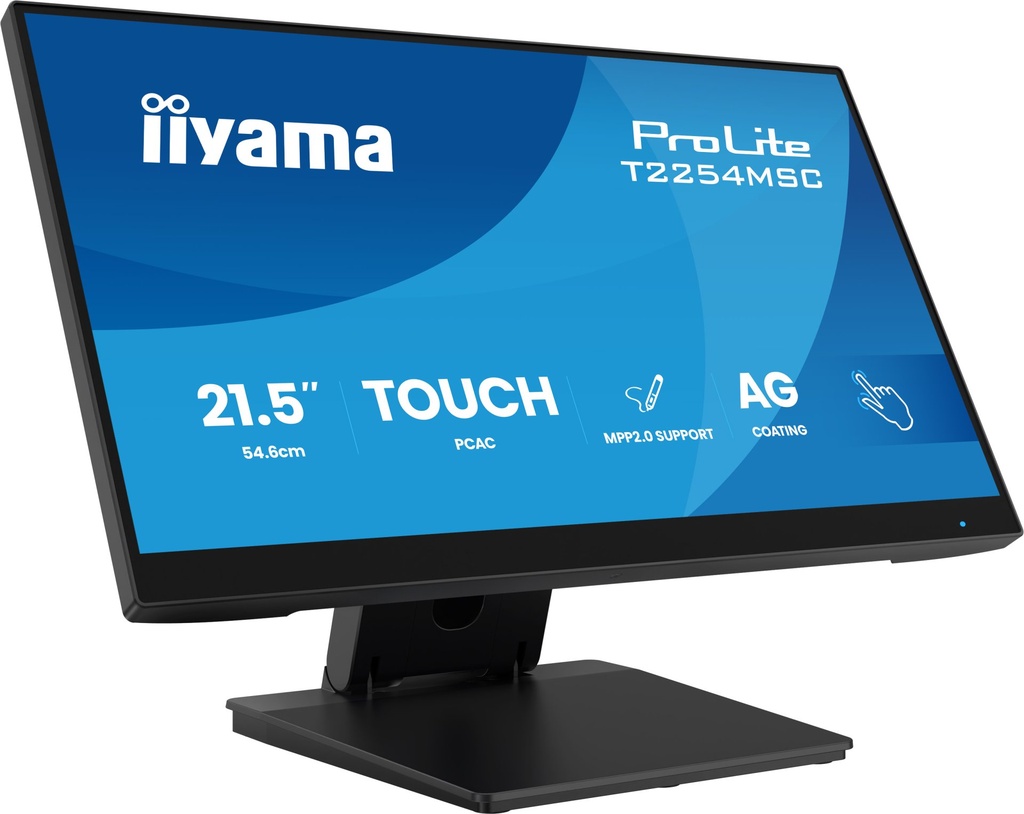 [T2254MSC-B2AG] iiyama T2254MSC-B2AG Monitor PC 54,6 cm (21.5") 1920 x 1080 Pixel Full HD LED Touch screen Nero
