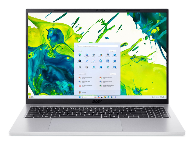 Acer NX.JS9ET.005 laptop Intel® Core™ i9 i9-13900H Computer portatile 40,6 cm (16") WUXGA 16 GB DDR5-SDRAM 1 TB SSD Wi-Fi 6 (802.11ax) Windows 11 Home Italiano Argento