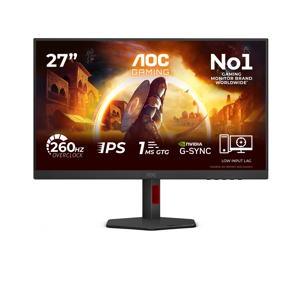 [27G4ZR] AOC G4 27G4ZR Monitor PC 68,6 cm (27") 1920 x 1080 Pixel Full HD LED Nero, Rosso
