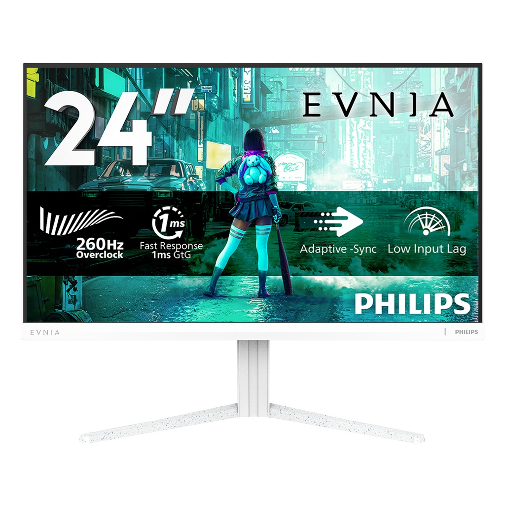 [24M2N3201PL/00] Philips Evnia 3000 24M2N3201PL/00 Monitor PC 60,5 cm (23.8") 1920 x 1080 Pixel Full HD LCD Bianco