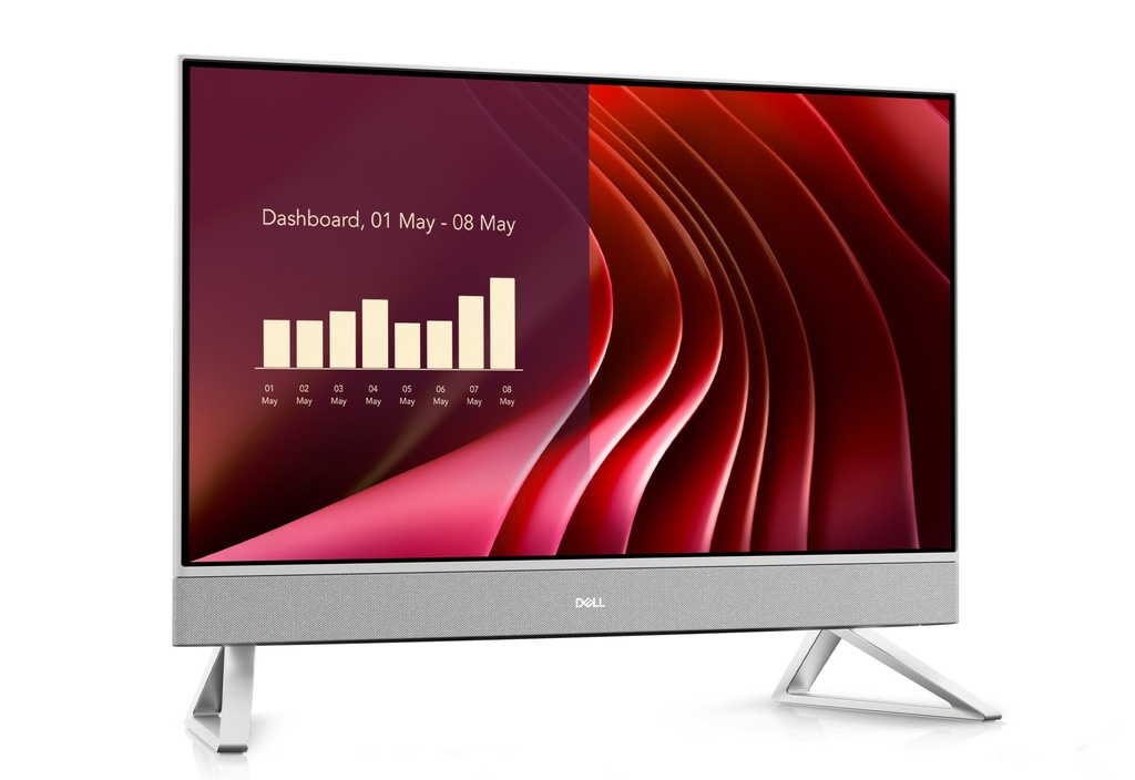 [TXX50] DELL EC24250 Intel Core 7 150U 60,5 cm (23.8") 1920 x 1080 Pixel PC All-in-one 16 GB DDR5-SDRAM 1 TB SSD Windows 11 Pro Wi-Fi 6E (802.11ax) Bianco