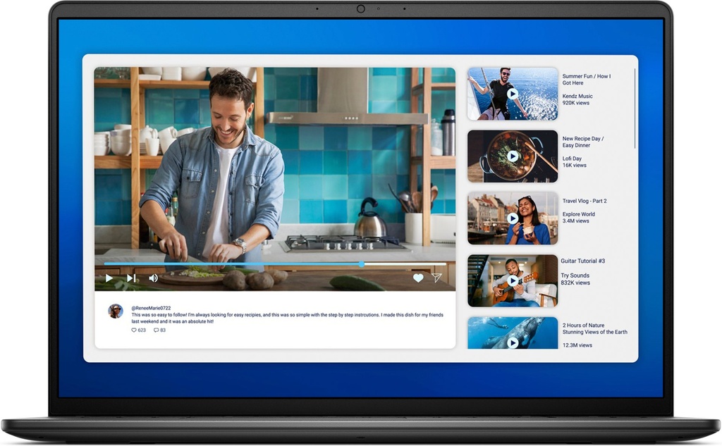 [699W9] DELL DC16250 Intel Core 5 120U Computer portatile 40,6 cm (16") Full HD+ 16 GB DDR5-SDRAM 1 TB SSD Wi-Fi 6 (802.11ax) Windows 11 Pro Italiano Nero