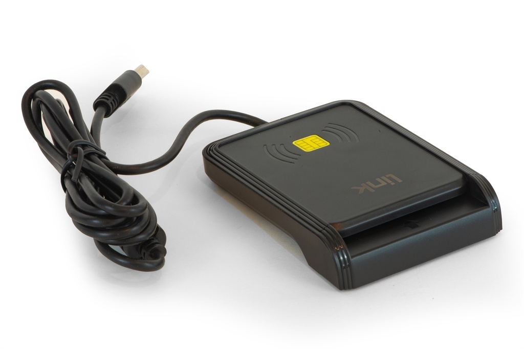 [LKNFC2] LINK Lettore Card Nfc Doppia Intefaccia Contactless & Lettore Smart Card