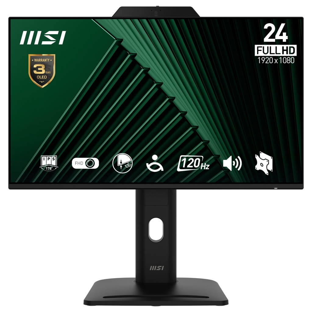 [9S6-3PD89T-001] MSI Pro MP242PMG Monitor PC 60,5 cm (23.8") 1920 x 1080 Pixel Full HD LCD Nero
